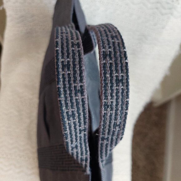 Hermes Herline MM Gray Canvas Tote Toile Fourre-Tout MM - Picture 8 of 16